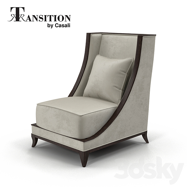 Transition by Casali Armchair 3DS Max Model - thumbnail 2