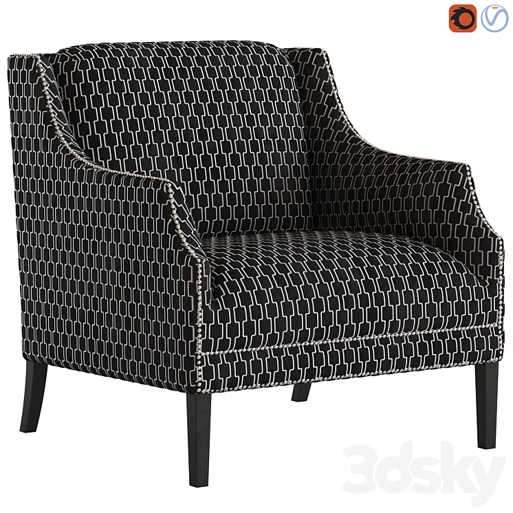 Trenzseater Aria Armchair 3DS Max - thumbnail 1