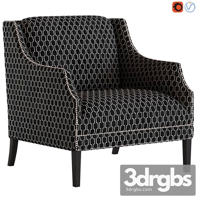 Trenzseater Aria Armchair 3dsmax Download - thumbnail 1