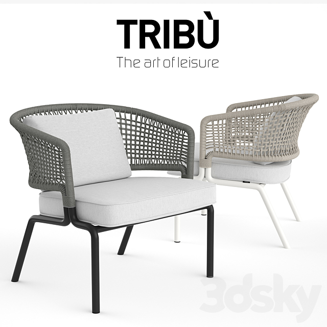 TRIBU Contour Clubchair 3DSMax File - thumbnail 1