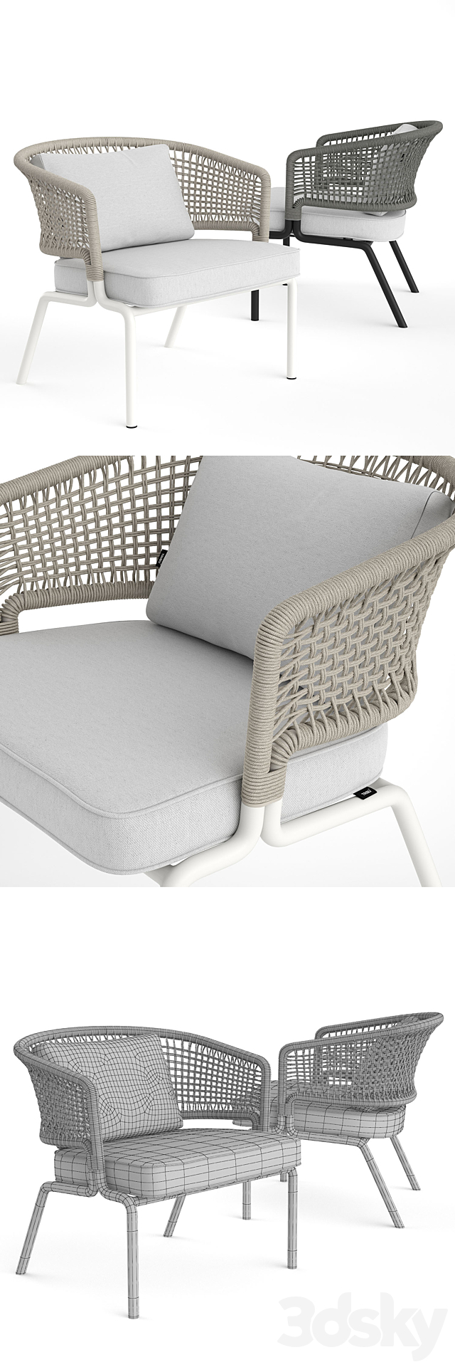 TRIBU Contour Clubchair 3DSMax File - thumbnail 2