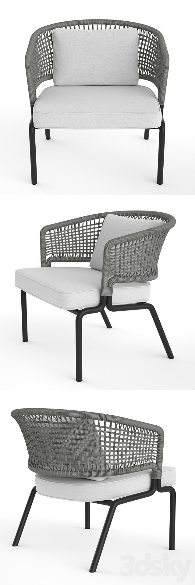 TRIBU Contour Clubchair 3DSMax File - thumbnail 3