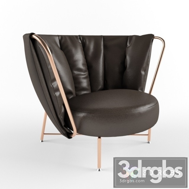 Tulip Loft Armchairs 3dsmax Download - thumbnail 1