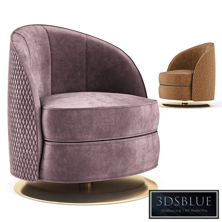 Turri armchair 3DS Max - thumbnail 3