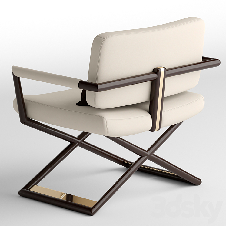 Turri Madison Directors armchair 3DS Max - thumbnail 2