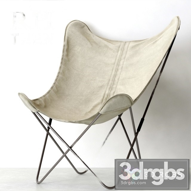 Tye Butterfly Chair 3dsmax Download - thumbnail 1