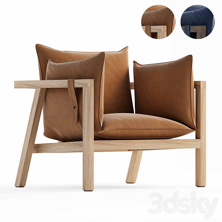 Umomoku Armchair Outdoor 3DS Max - thumbnail 1