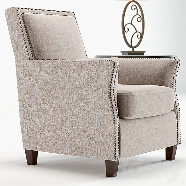 Uttermost Darick Armchair 3DSMax File - thumbnail 3