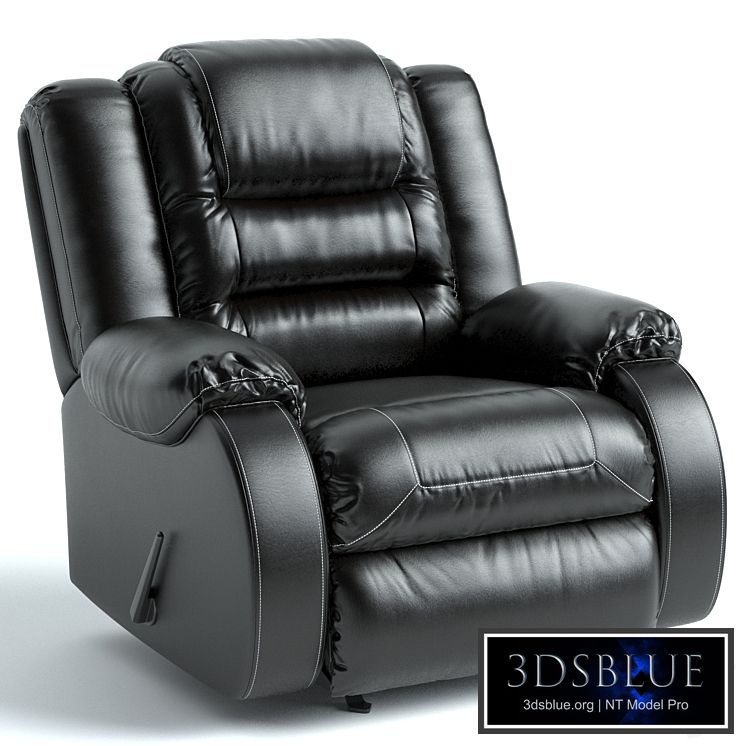 Vacherie Manual Rocker Recliner 3DS Max - thumbnail 3