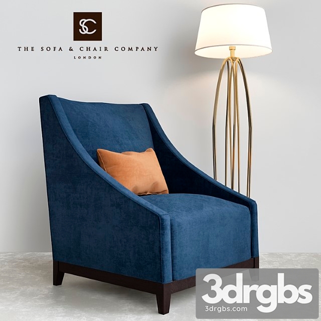 Valera armchair 3dsmax Download - thumbnail 1