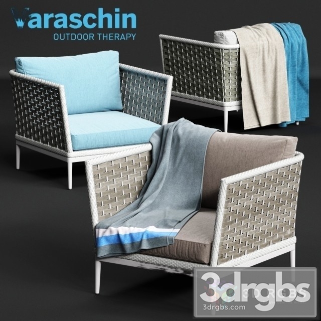 Varaschin Algrave Armchair 3dsmax Download - thumbnail 1