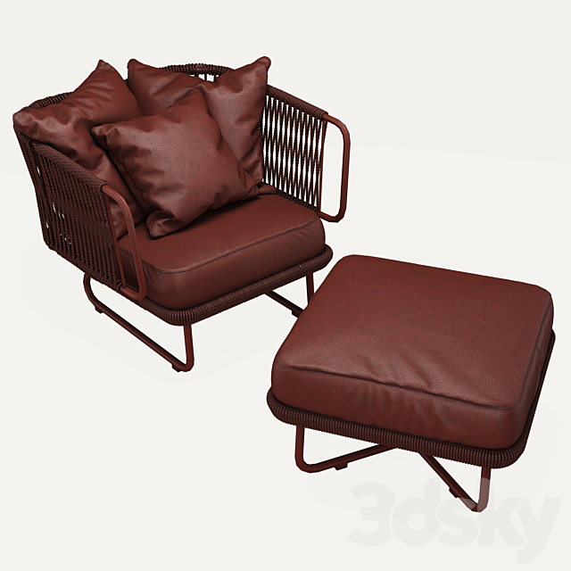 Varaschin Babylon Chair 3DS Max Model - thumbnail 3