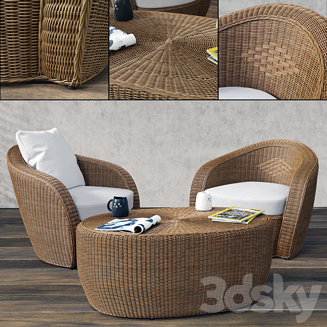 VARASCHIN Bolero Lounge Chair 3DSMax File - thumbnail 1