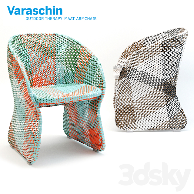 Varaschin Maat Outdoor Armchair 3DSMax File - thumbnail 1