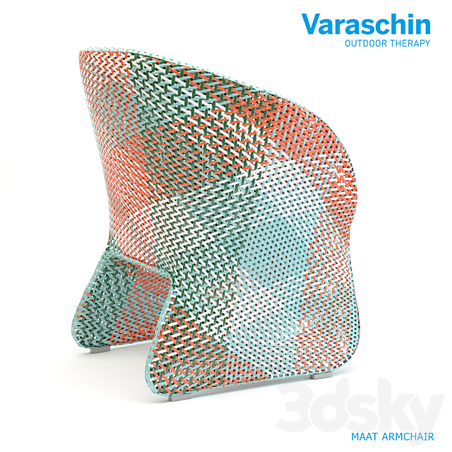 Varaschin Maat Outdoor Armchair 3DSMax File - thumbnail 2