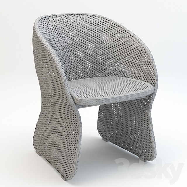 Varaschin Maat Outdoor Armchair 3DSMax File - thumbnail 3