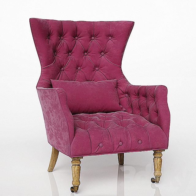 Velvet Julienne Chair 3DSMax File - thumbnail 1