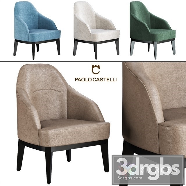 Venice Bergere Paolo Castelli Chair 3dsmax Download - thumbnail 1