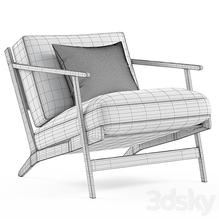 Venta Raylan armchair 3DS Max - thumbnail 2