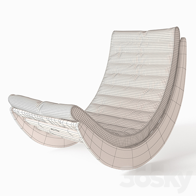 Verner Panton Relaxer One Chair 3ds Max - thumbnail 3