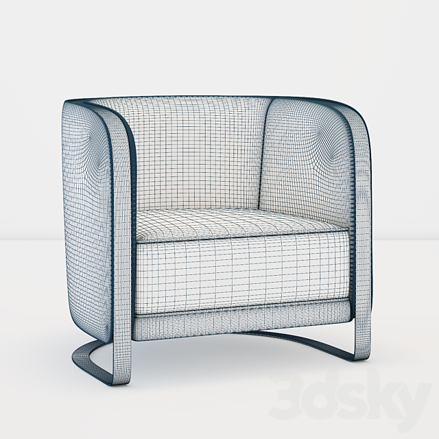 VERSACE HOME HERALD CHAIR 3ds Max - thumbnail 3