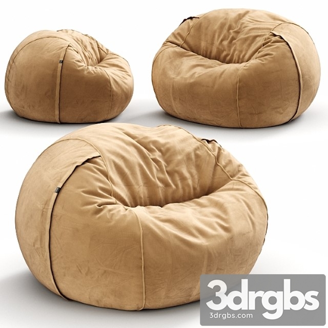 Vetsak Velvet Beanbag 3dsmax Download - thumbnail 1