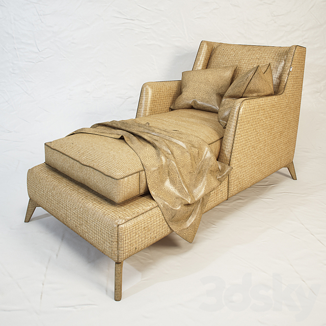 VIBIEFFE Class 680 lounge armchair 3DSMax File - thumbnail 3