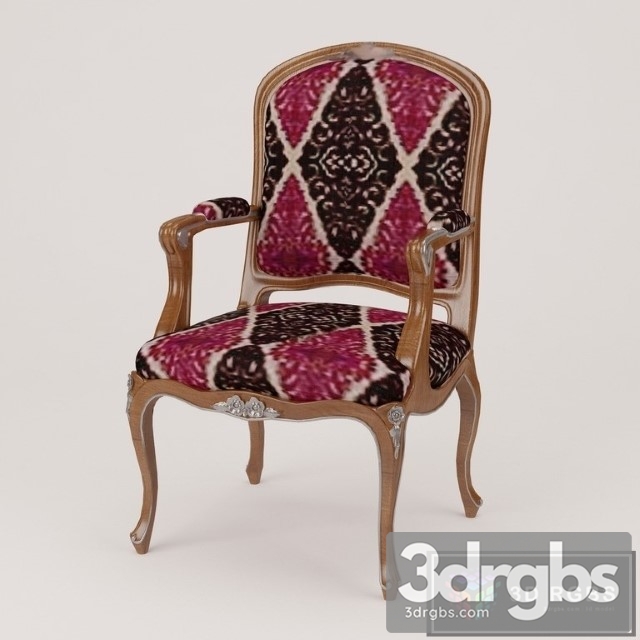 Victorian Chair Armrests 3dsmax Download - thumbnail 1