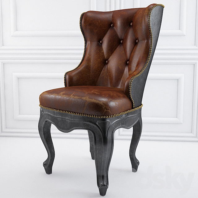 Vintage Armchair 3DSMax File - thumbnail 1