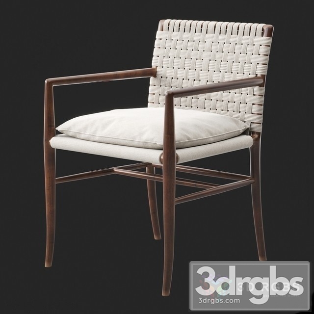 Vintage Folding Rope Chair 3dsmax Download - thumbnail 1