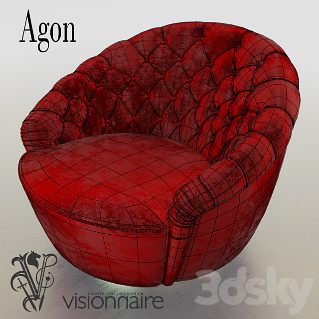 Visionnaire Agon 3DS Max Model - thumbnail 3