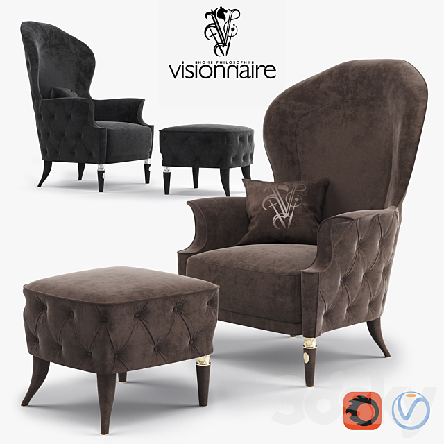 Visionnaire Alice 3DSMax File - thumbnail 1