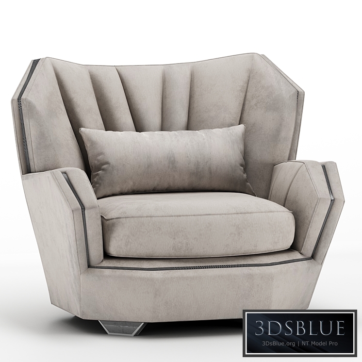 Visionnaire Hemingway Armchair 3DS Max - thumbnail 3