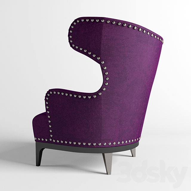 Visionnaire Single Katie armchair 3DS Max Model - thumbnail 2