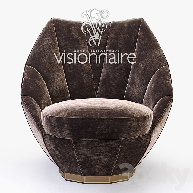 Visionnaire_Sontag_armchair 3DSMax File - thumbnail 1