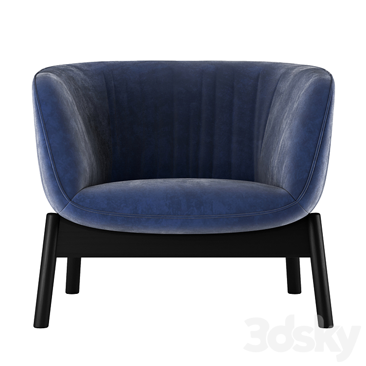 Vista lounge chair 3DS Max - thumbnail 2