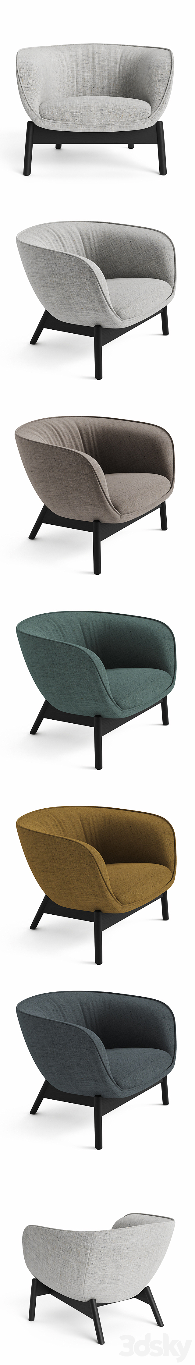 Vista Lounge Chair 3DSMax File - thumbnail 2