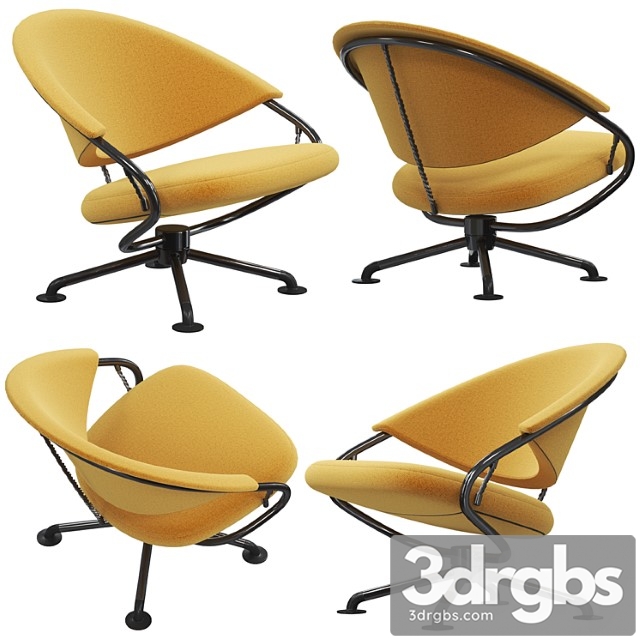 Vitra Citizen Armchair 3dsmax Download - thumbnail 1