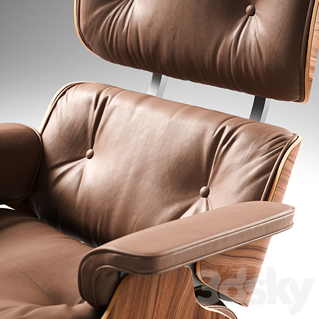 Vitra Eames lounge chair 3DSMax File - thumbnail 3