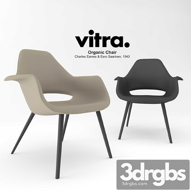 Vitra Organic Chair 1 3dsmax Download - thumbnail 1