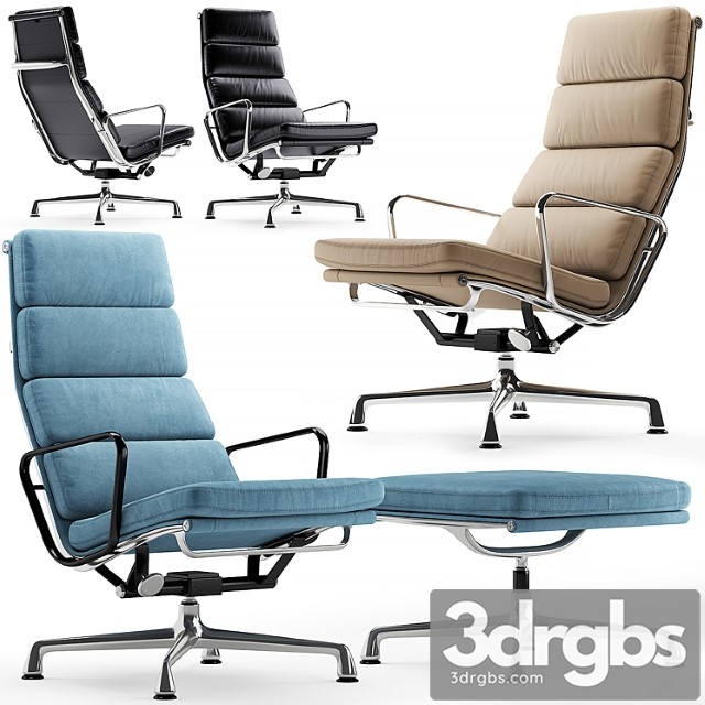 Vitra soft pad chair 3dsmax Download - thumbnail 1