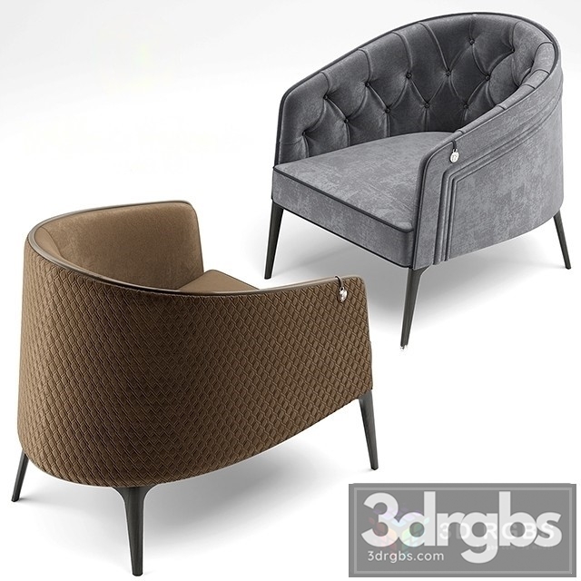 Vittoria Frigerio Armchair 3dsmax Download - thumbnail 1