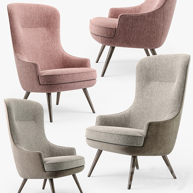 Walter Knoll 375 Relaxchair 3DS Max - thumbnail 1