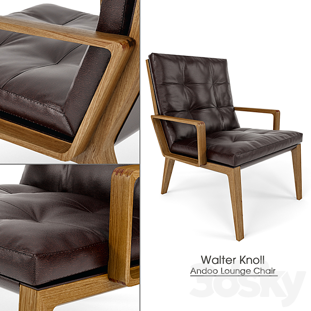 Walter Knoll Andoo Lounge Chair 3DSMax File - thumbnail 1