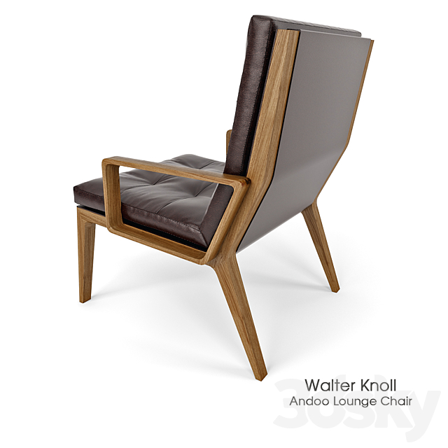 Walter Knoll Andoo Lounge Chair 3DSMax File - thumbnail 2