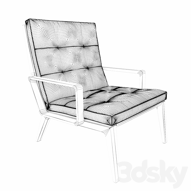 Walter Knoll Andoo Lounge Chair 3DSMax File - thumbnail 3