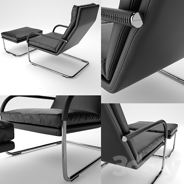 Walter_Knoll_George_Lounge 3DS Max Model - thumbnail 2