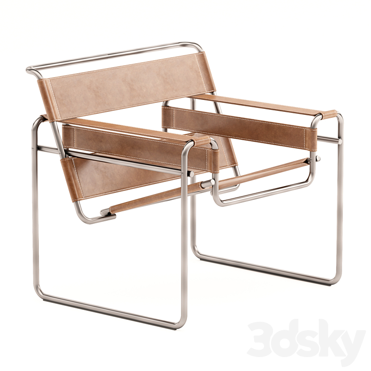 Wassily Chair 3DS Max Model - thumbnail 1