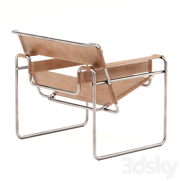 Wassily Chair 3DS Max Model - thumbnail 2