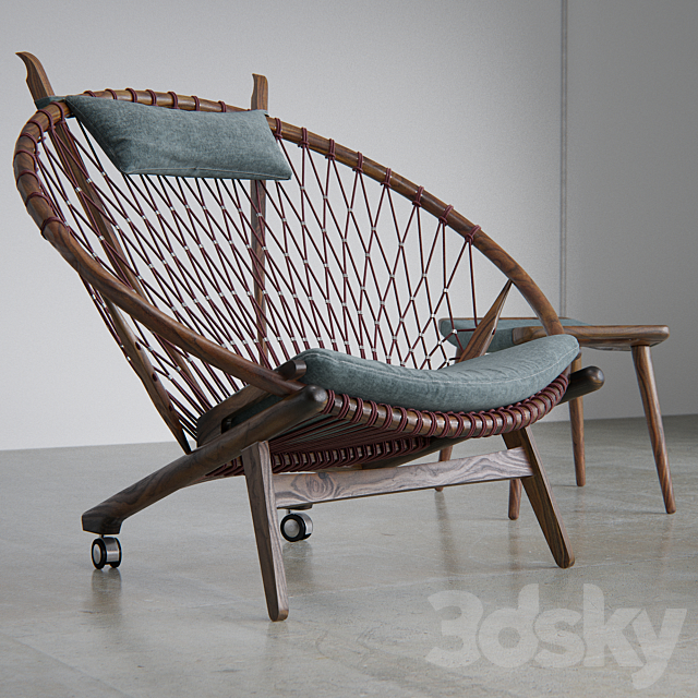 Wegner Circle Chair 3DSMax File - thumbnail 1